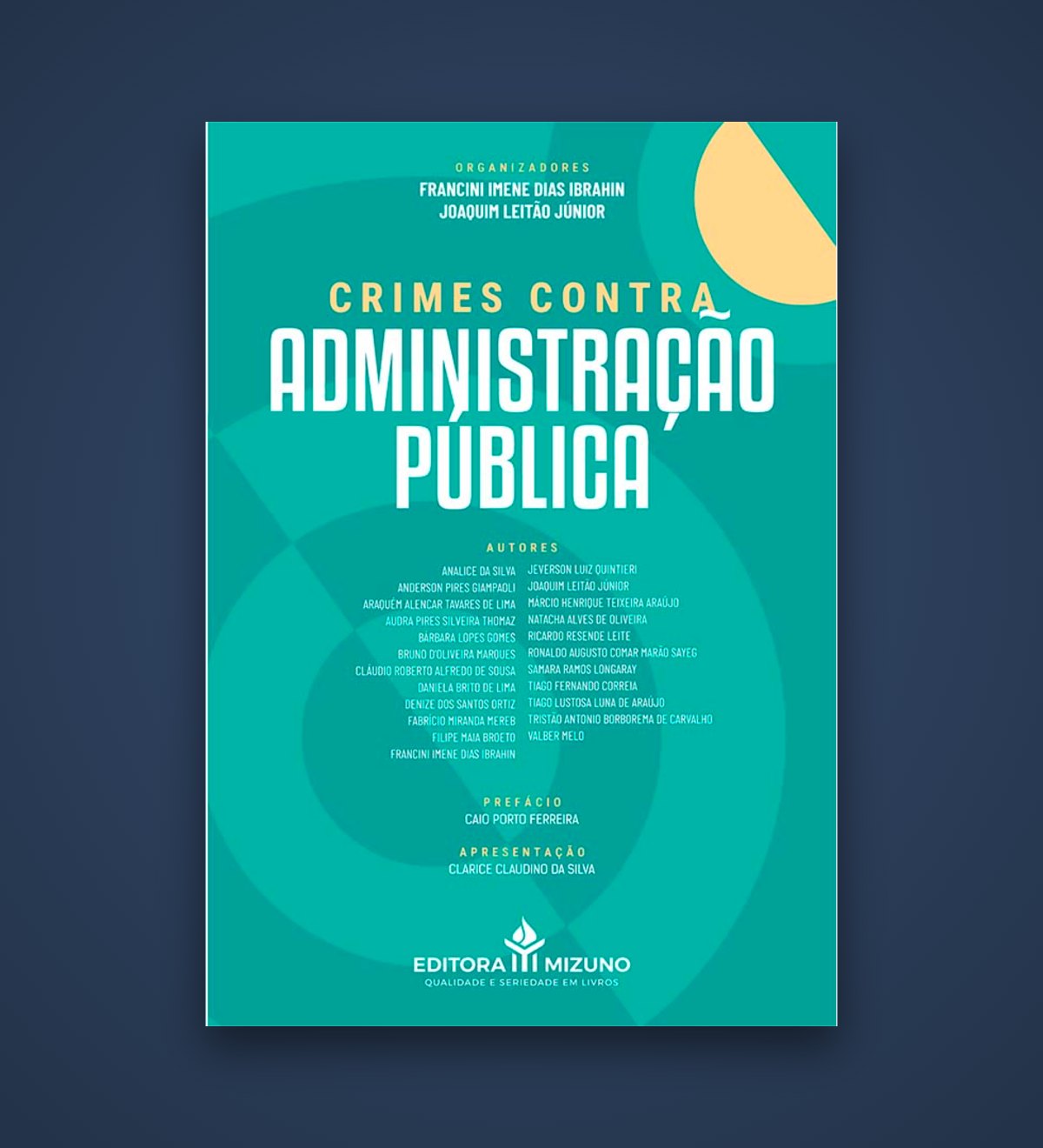 Capa do livro Crimes contra a Administração Pública (Editora Mizuno)