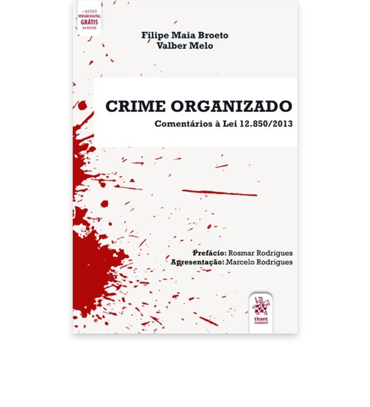 Capa do livro Crime Organizado: Comentários à Lei 12.850/2013 (Tirant lo Blanch)