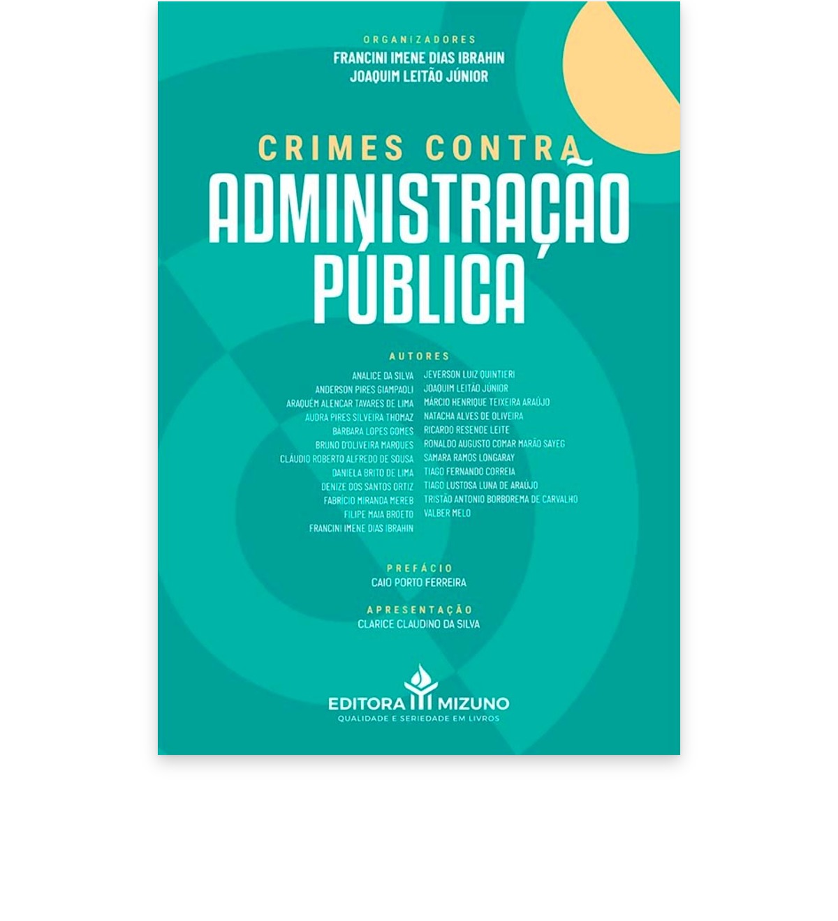 Capa do livro Crimes contra a Administração Pública (Editora Mizuno)